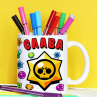 Кружка Brawl Stars с именем Слава Фото № 1